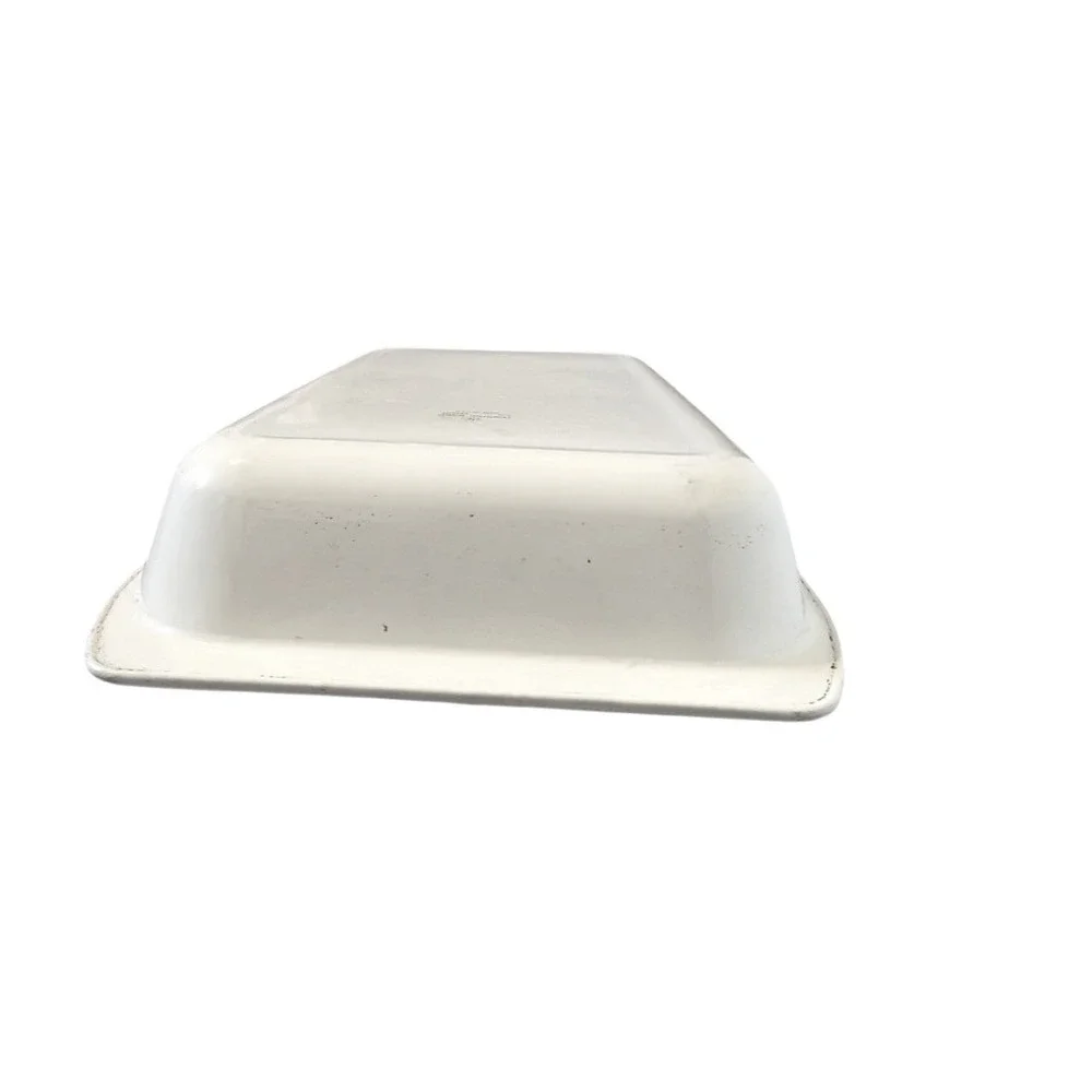 Corning Ware Blue Cornflower P-7N Roaster‎ Pan Vintage White Pyroceram 16 inch